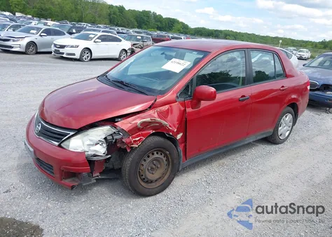 2010 Nissan Versa 1.8S from USA, damaged, VIN 3N1BC1AP4AL382784